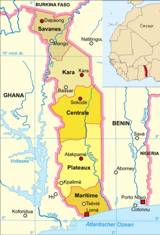 togo-karte-politisch